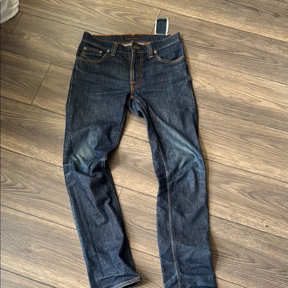 Japanese brand Nudie Jeans Slim Jim Vintage Mens Denim Pants Jeans Size 30 - Picture 2 of 12
